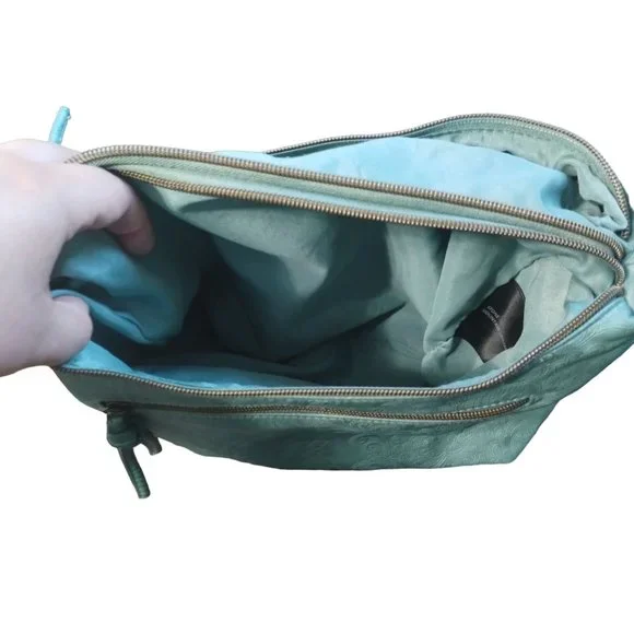 Stone Mountain USA Teal Handbag Shoulder Bag Purse Adjustable Strap Women's - Picture 14 of 16